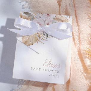 Pampas Grass Boho Desert Girl Baby Shower Favour Box