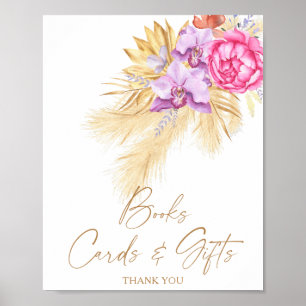 Pampas grass - BOOKS CARDS AND GIFTS Poster