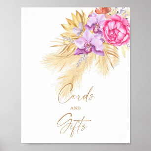 Pampas grass - CARDS AND GIFTS Poster