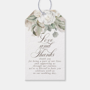 Pampas Grass Floral Boho Natural Thank You Gift Tags