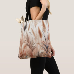 Pampas Grass Modern Boho Floral for Autumn & Fall Tote Bag