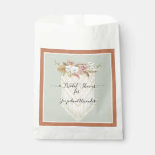Pampas Grass Terra Cotta Floral Greenery Bridal Favour Bags