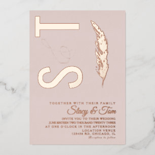 Pampas Logo Ampersand Wedding Pressed