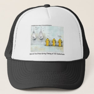 Pampered Dog Bathrooms Funny Gifts & Tees Trucker Hat