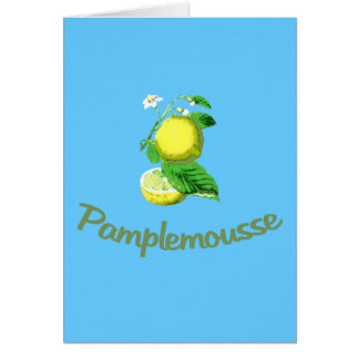 Pamplemousse French for Grapefruit
