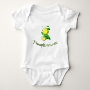 Pamplemousse French for Grapefruit Baby Bodysuit