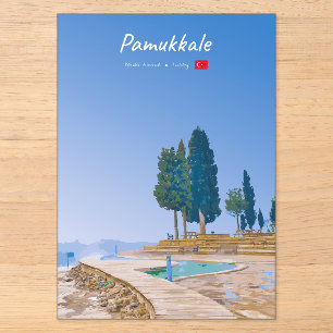 Pamukkale, Turkey - Thermal Pools Acrylic Invitations