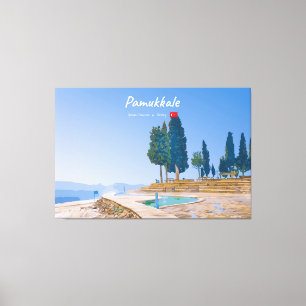 Pamukkale, Turkey - Thermal Pools Canvas Print