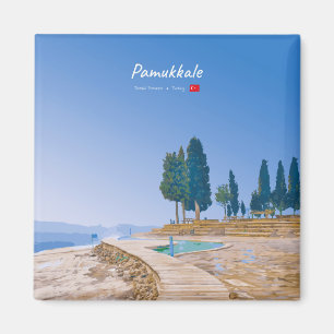 Pamukkale, Turkey -  Thermal Pools Magnet