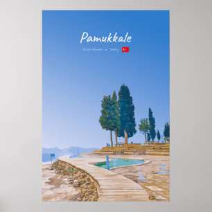 Pamukkale, Turkey -  Thermal Pools Poster