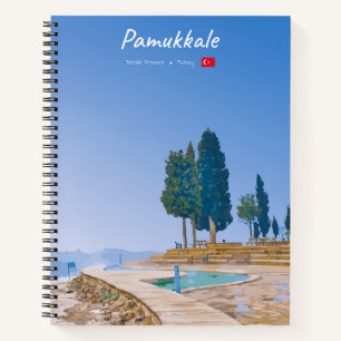 Pamukkale, Turkey - Thermal Pools Spiral Notebook