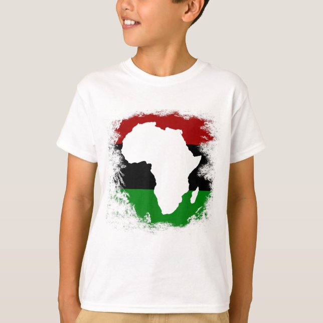 Pan Africa Flag African Continent Map Pan-Africa U T-Shirt (Front)