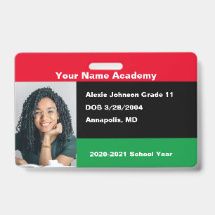 Pan African Do It Yourself Homeschool Badge ID Badge