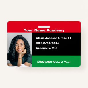 Pan African Do It Yourself Homeschool Badge ID Badge