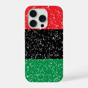 Pan African flag, Afro American Black history iPhone 15 Pro Case