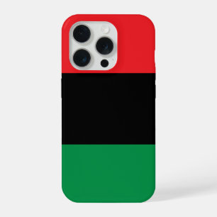 Pan African flag, Afro American Black history iPhone 15 Pro Case