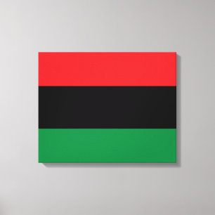 Pan-African Flag Canvas Print
