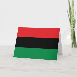 Pan-African Flag Card