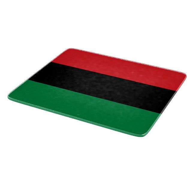 Pan-African Flag Cutting Board (Corner)