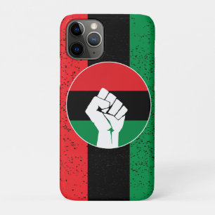 Pan African flag Fist, Afro American Black history Case-Mate iPhone Case
