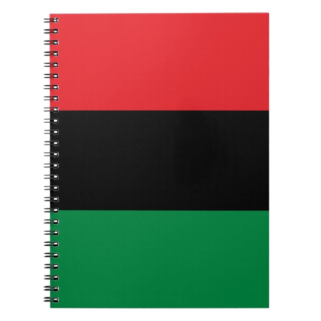 Pan-African Flag Notebook (Front)