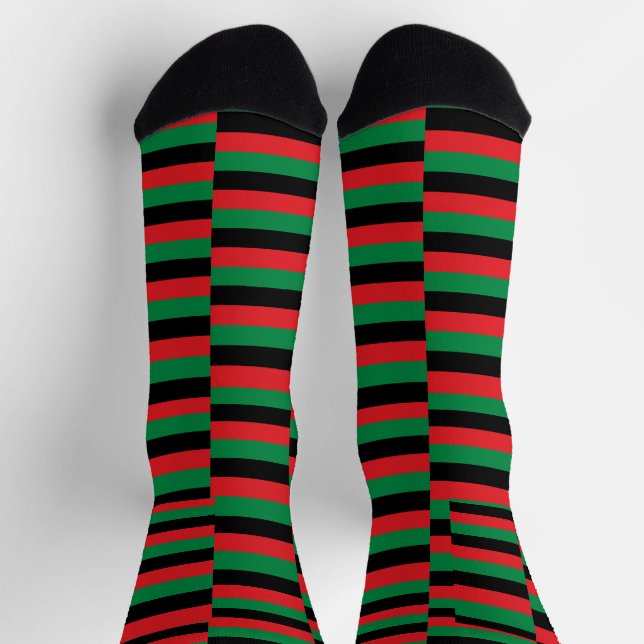 Pan African Flag Socks (Top)