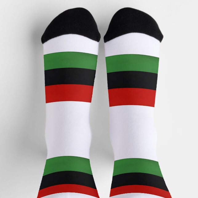 Pan African Flag Socks (Top)