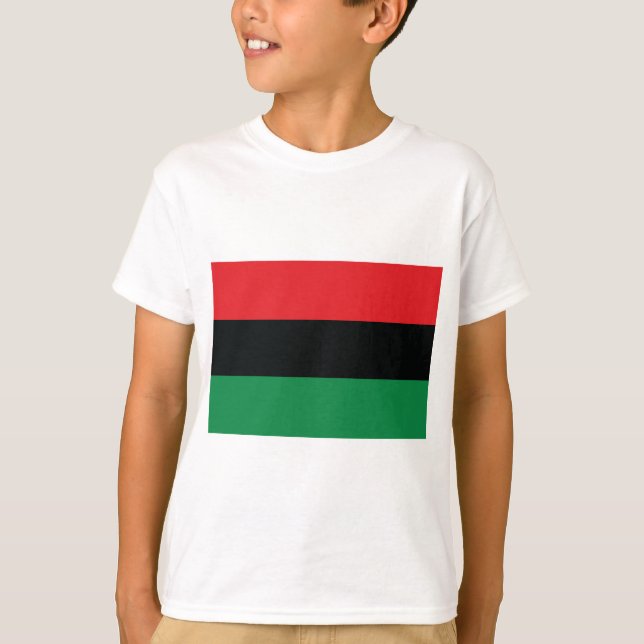 Pan African Flag T-Shirt (Front)
