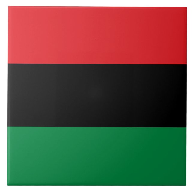 Pan-African Flag Tile (Front)
