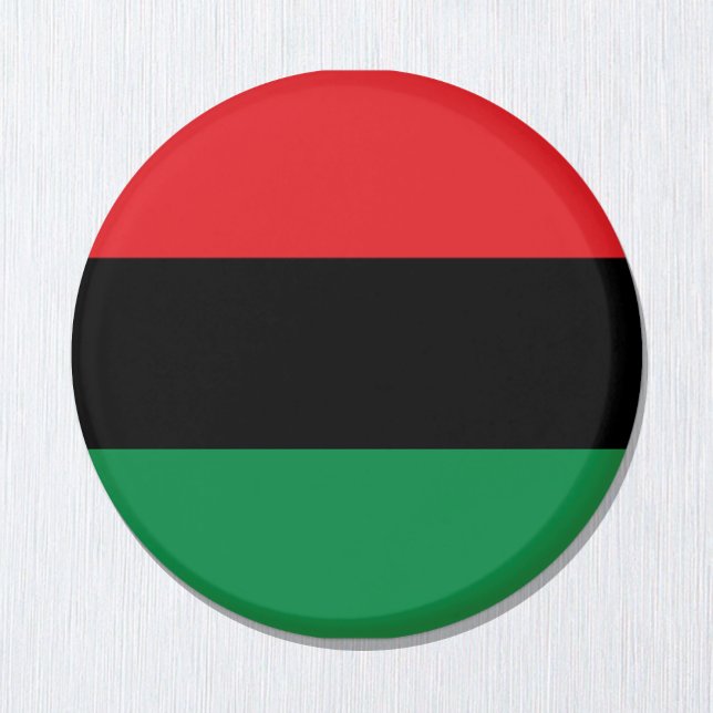 Pan African Flag & Unia Flag Symbol / sports fan Magnet (Creator Uploaded)
