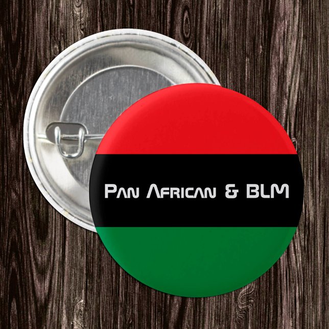 Pan African Flag & Unia Symbol / sports fan 3 Cm Round Badge (Creator Uploaded)