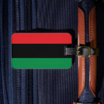 Pan African Flag & UNIA Symbol / sports fan Luggage Tag<br><div class="desc">Luggage Tags: Pan African flag symbol - UNIA / A horizontal triband of red,  black,  and green. The Pan-African flag—also known as the Afro-American flag,  Black Liberation flag,  UNIA flag. Often used with Black Lives Matter movement.</div>
