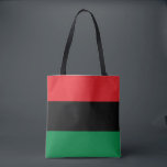 Pan African Flag & Unia Symbol / sports fan Tote Bag<br><div class="desc">Tote Bags/Shopping Bags: Pan African flag symbol - UNIA / A horizontal triband of red,  black,  and green. The Pan-African flag—also known as the Afro-American flag,  Black Liberation flag,  UNIA flag. Often used with Black Lives Matter movement.</div>