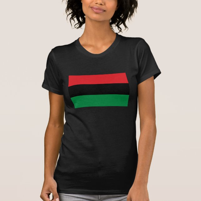 Pan African Flag & Unia Symbol T-Shirt (Front)