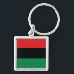 Pan African Flag & Union Symbol / sports fan Key Ring<br><div class="desc">Keychains: Pan African flag symbol - UNIA / A horizontal triband of red,  black,  and green. The Pan-African flag—also known as the Afro-American flag,  Black Liberation flag,  UNIA flag. Often used with Black Lives Matter movement.</div>