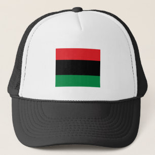 Pan African Flag & Union Symbol / sports fan Trucker Hat