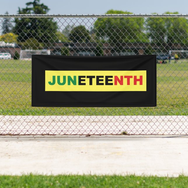 Pan African, Juneteenth Banner (Insitu)