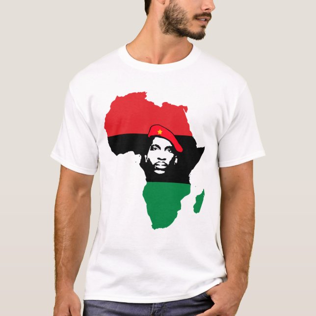 Pan-African - Thomas Sankara Silhouette T-Shirt (Front)