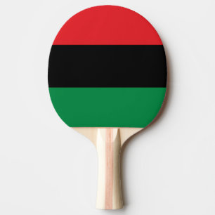 Pan African UNIA Flag Ping Pong Paddle