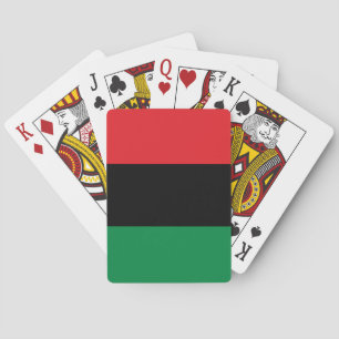 Pan African UNIA Flag Playing Cards