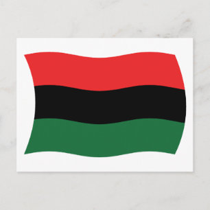 Pan African (UNIA) Flag Postcard