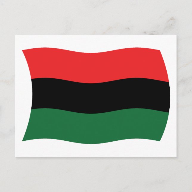Pan African (UNIA) Flag Postcard (Front)