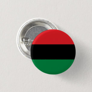 Pan-African UNIA Kwanzaa flag 3 Cm Round Badge