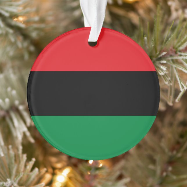Pan-African UNIA Kwanzaa flag Ornament (Tree)
