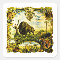 Pan Am Expo with Bison and Native American Motifs