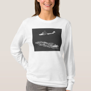 Pan American China Clipper Flying Over T-Shirt