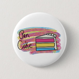 PAN Cake 6 Cm Round Badge