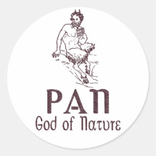 Pan Classic Round Sticker
