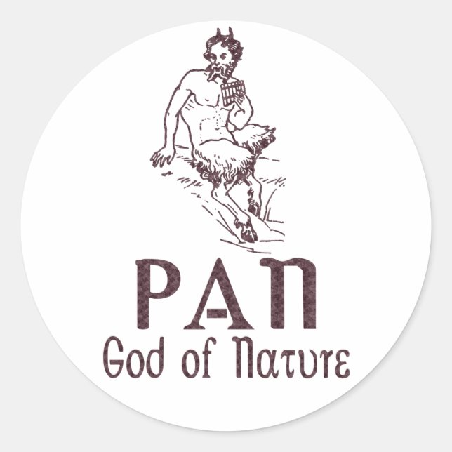 Pan Classic Round Sticker (Front)