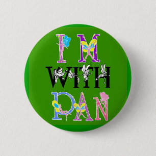 Pan Fan Gear Fairies 6 Cm Round Badge